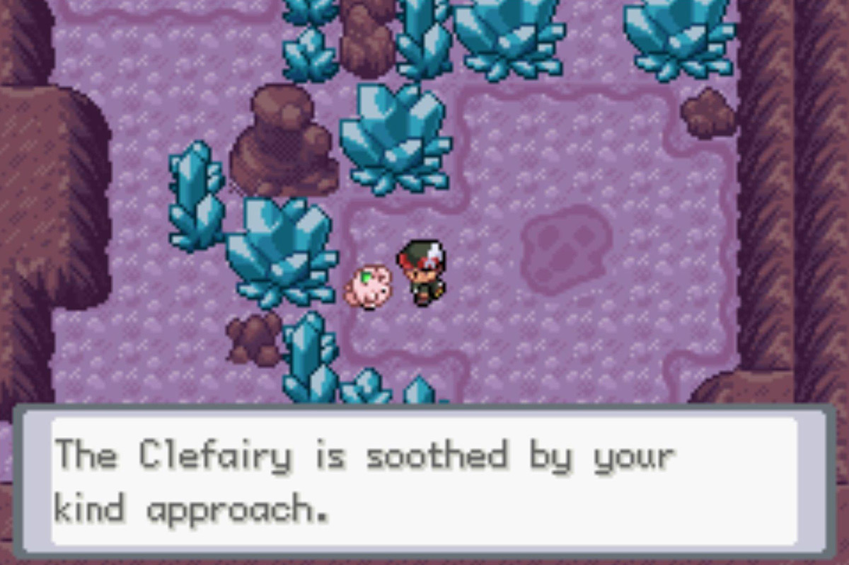 Speak to Clefairy at its final hiding place.