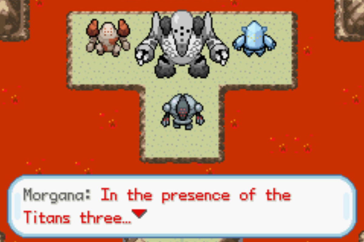 The four Regis appear in the final story encounter.